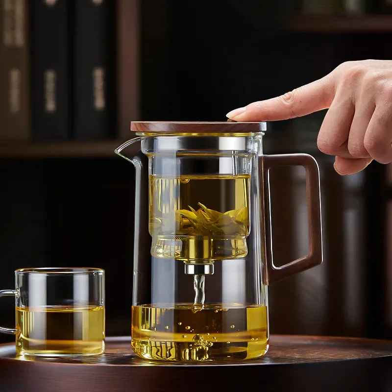 Comfort Life Separation Teapot with heat-resistant borosilicate glass and innovative water separation design.