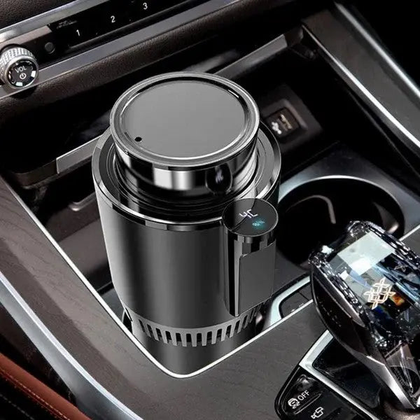Heating or cooling cup for car in a car console, providing ultimate comfort for winter journeys with Comfort Life - Car Heating.