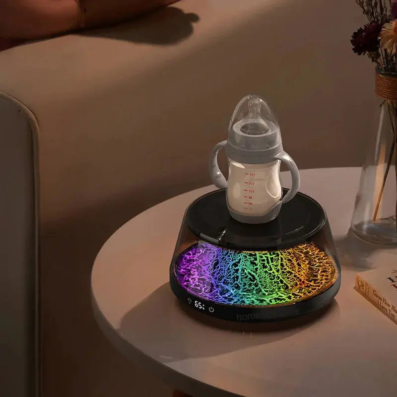 Smart Cup Warmer with volcanic lighting design for optimal drink temperature in comfort.