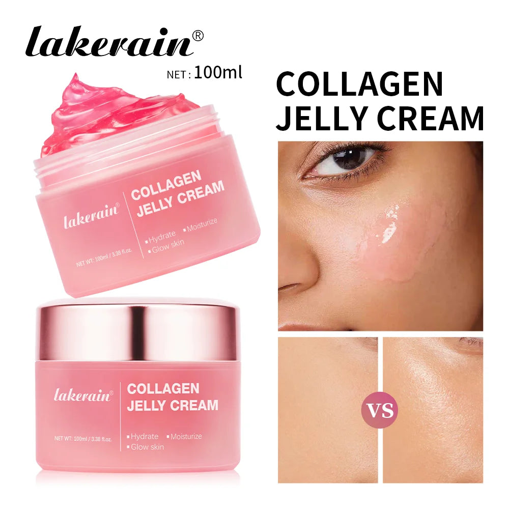 100ml Collagen Jelly Cream Niacinamide Tightening Soothing Moisturizing Anti-Aging Firmness Hydration Skincare 100ml Face Gel Comfort Life