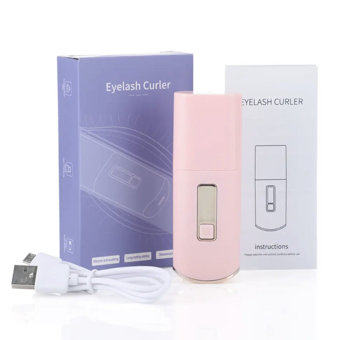 Portable Electric Heating Eyelash Curler Long-lasting Setting Comfort Life