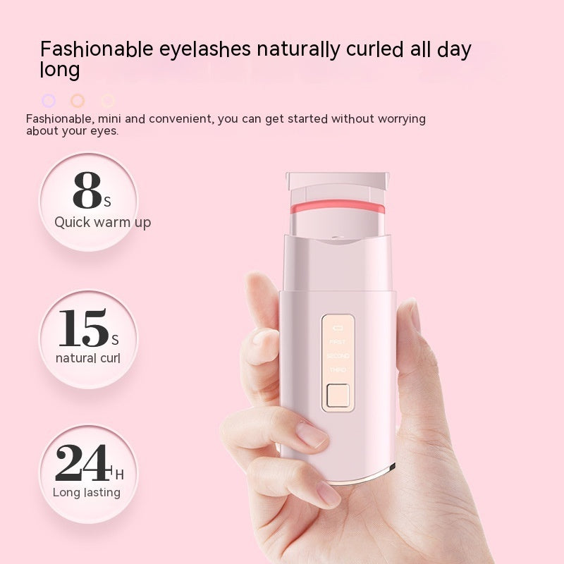 Portable Electric Heating Eyelash Curler Long-lasting Setting Comfort Life