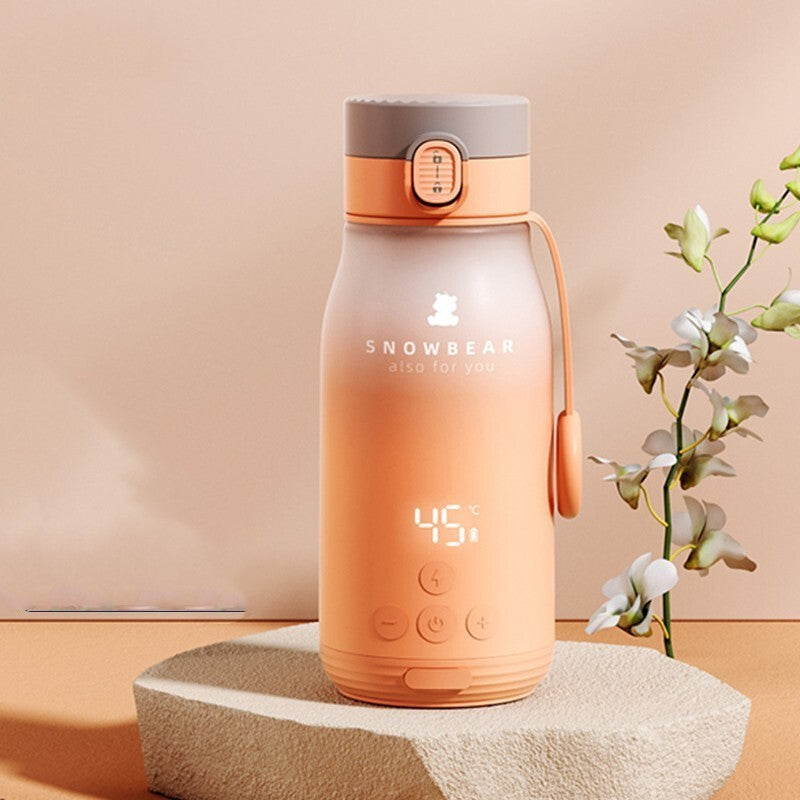 Portable milk modulator constant temperature kettle with digital display.