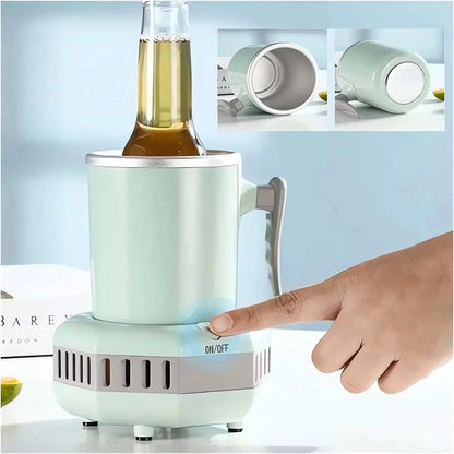 Comfort Life - Instant Cooling Cup with touch button technology, keeping beverages cool.