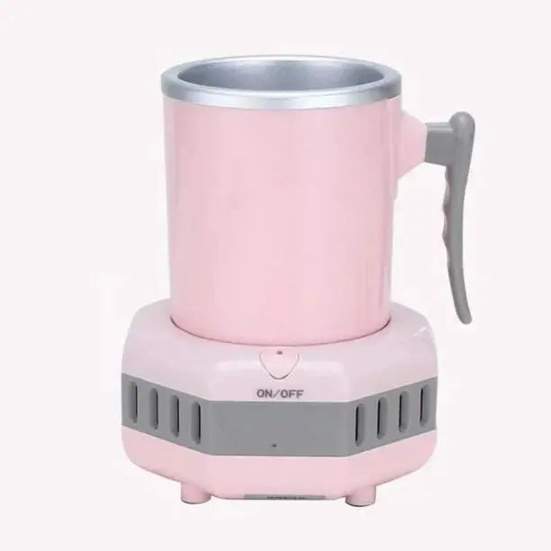 Comfort Life Instant Cooling Cup in pink, showcasing durable design and eco-friendly features.