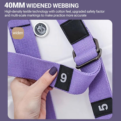 Aerial Yoga Strap Pull Rope Woman Hammock Stretch Leg Splits Trainer Female Gym Belt Aerial Hammock Swing Stretching Inversion Comfort Life