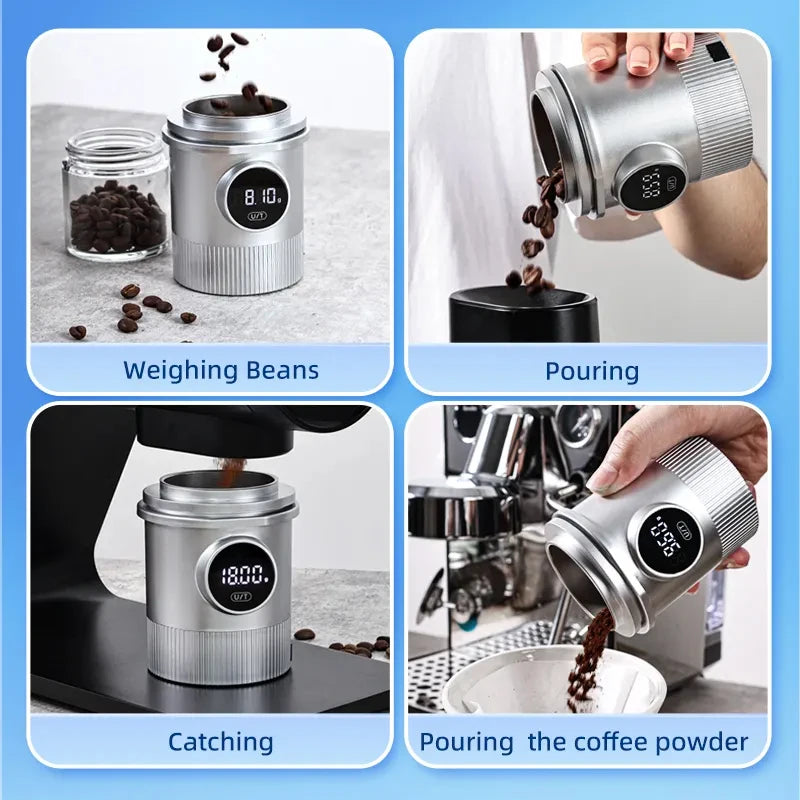 Digital Coffee Weighting Lcd Kitchen Espresso  Electronic Weighing Scale coffee dosing cup KC232 cup scale 500g Comfort Life