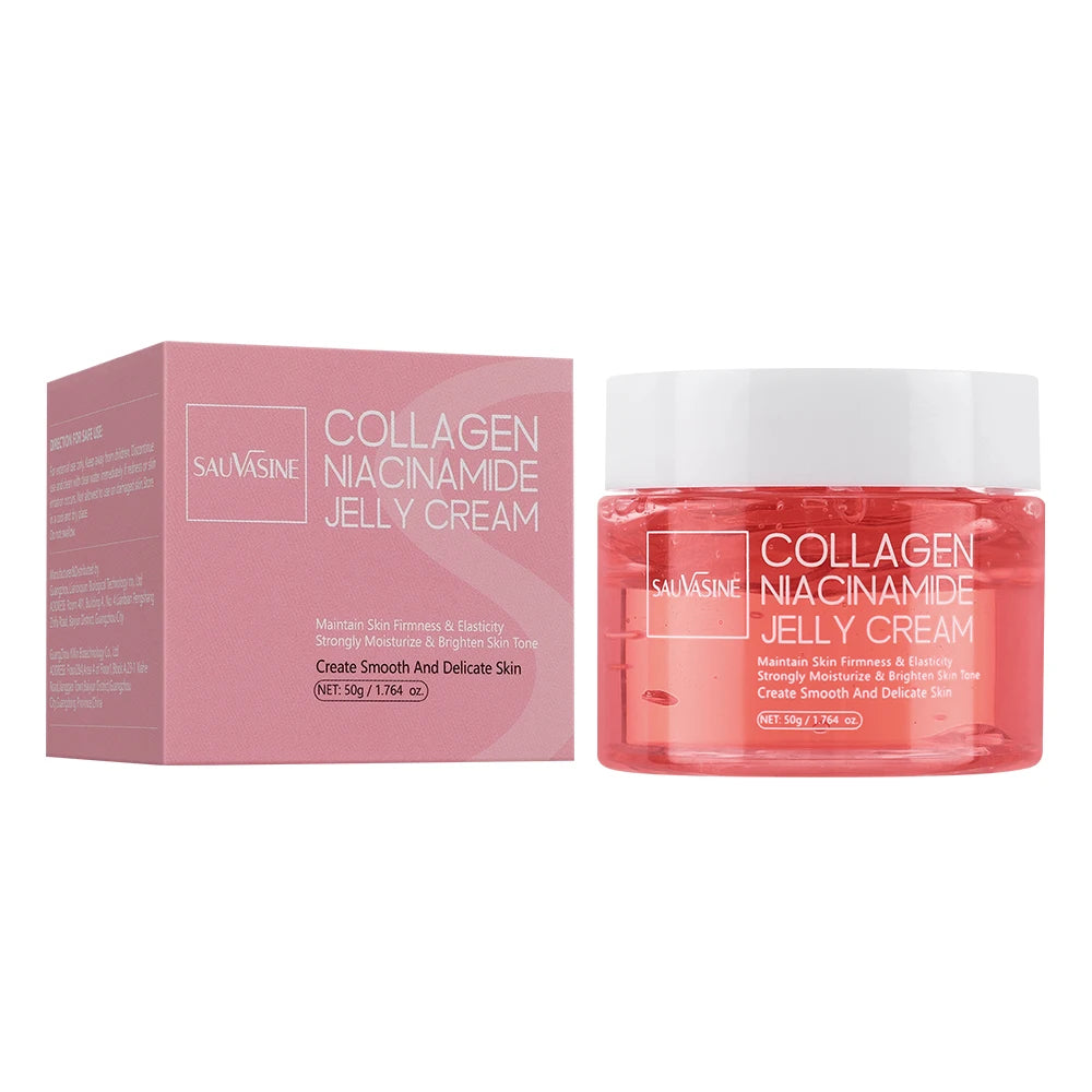 24h Glow & Lifted Collagen Jelly Cream Niacinamide And Hydrolyzed Collagen Strengthen The Skin Barrier And Moisturize The Skin Comfort Life
