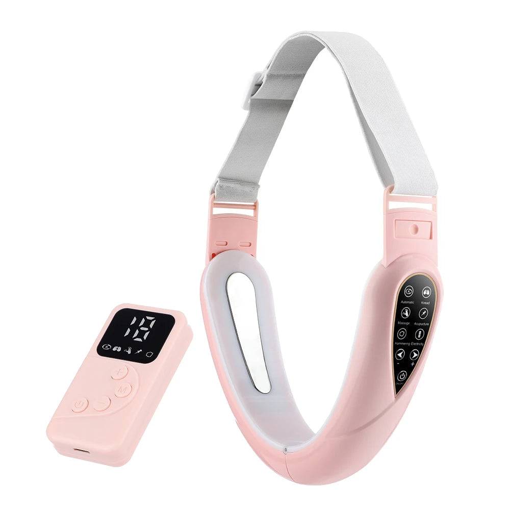 Rechargeable V Face Massager, Portable Facial Massage Device, LED Display, Facial Beauty Instrument Comfort Life