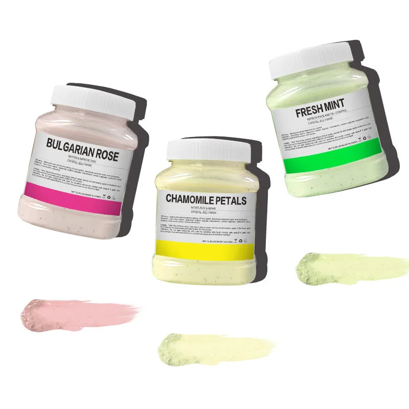 350g Hydrating 24K Gold Soft Mask Powder Rose Petal Crystal Jelly Mask Powder  Skin Care Dropshipping Comfort Life