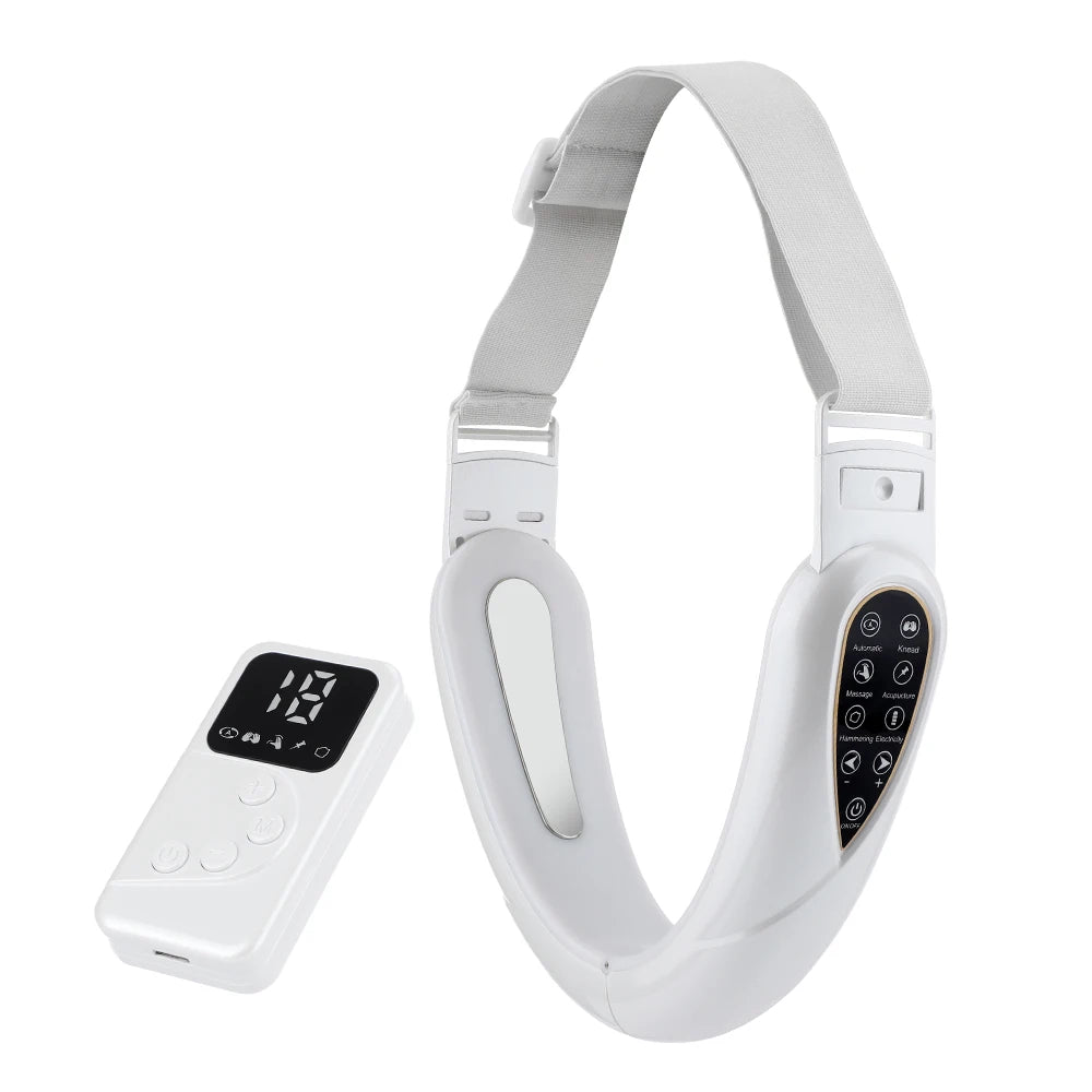 Rechargeable V Face Massager, Portable Facial Massage Device, LED Display, Facial Beauty Instrument Comfort Life