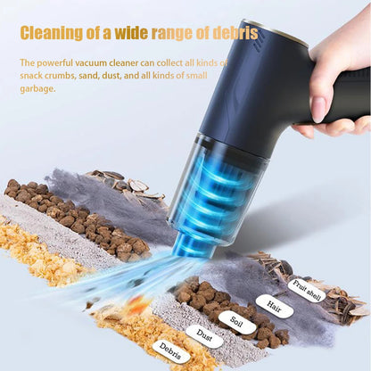 CENRR 98000PA Car Vacuum Cleaner Portable Wireless Cleaner Powerful Strong Suction Handheld Cleaning Machine for Home Appliance Comfort Life