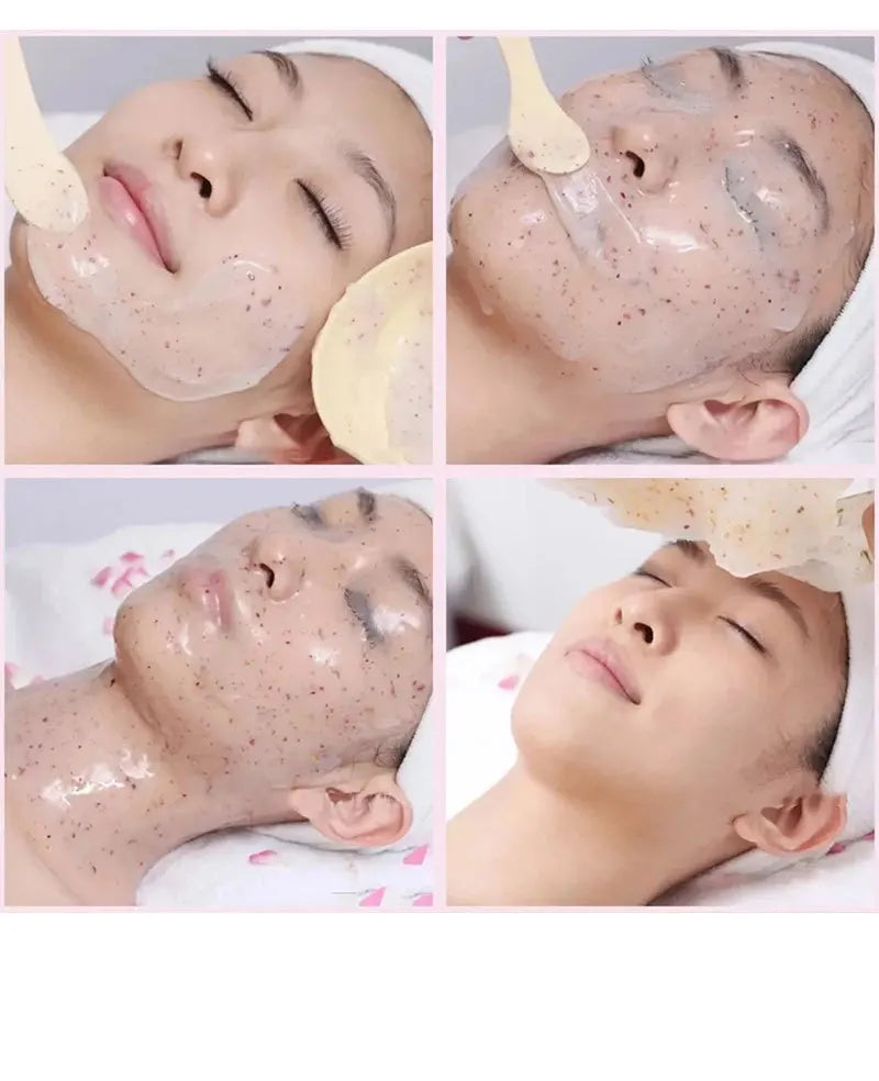 350g Hydrating 24K Gold Soft Mask Powder Rose Petal Crystal Jelly Mask Powder  Skin Care Dropshipping Comfort Life