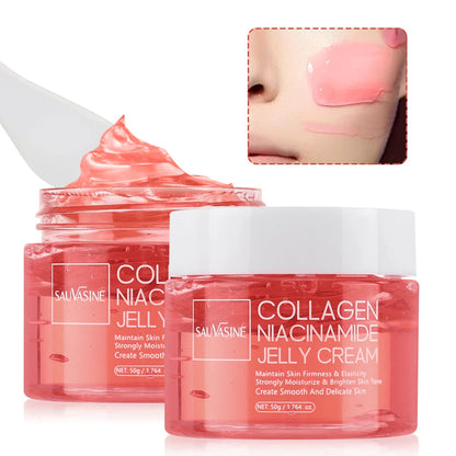 24h Glow & Lifted Collagen Jelly Cream Niacinamide And Hydrolyzed Collagen Strengthen The Skin Barrier And Moisturize The Skin Comfort Life