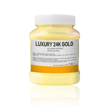 350g Hydrating 24K Gold Soft Mask Powder Rose Petal Crystal Jelly Mask Powder  Skin Care Dropshipping Comfort Life