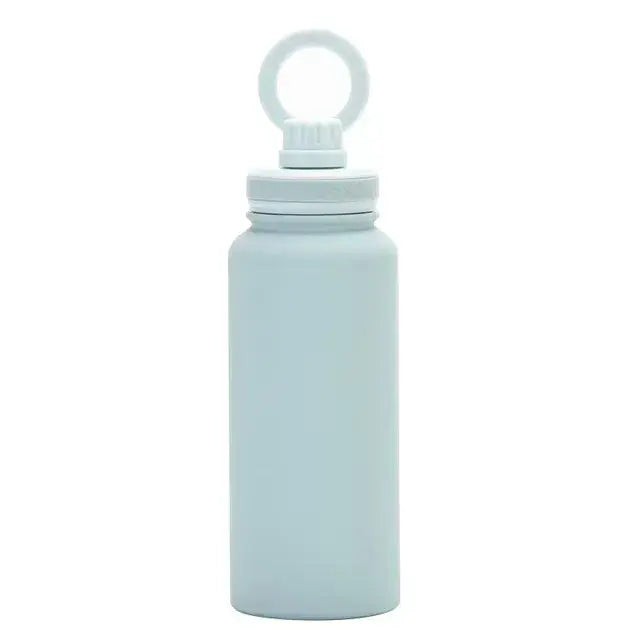 Comfort Life Insulated Water Bottle with phone holder, durable and eco-friendly stainless steel.