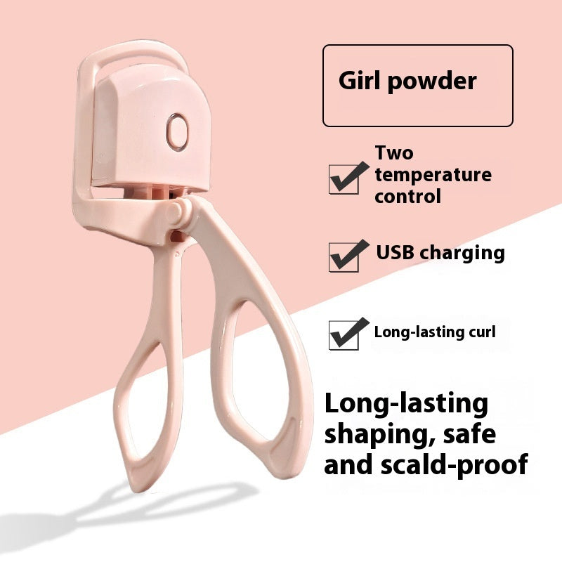 Electric Eyelash Curler Electric Ironing Eyelash Curler Wide Angle Clip Curler Fast Shaping Long-lasting Eyelash Artifact Comfort Life